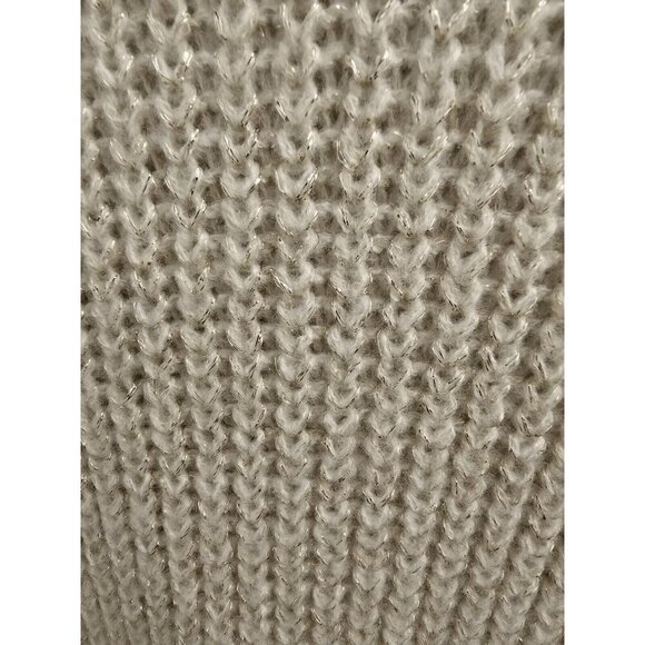 abercrombie & fitch ivory cream glitter shimmer sweater size xs/s - euc - Picture 3 of 12
